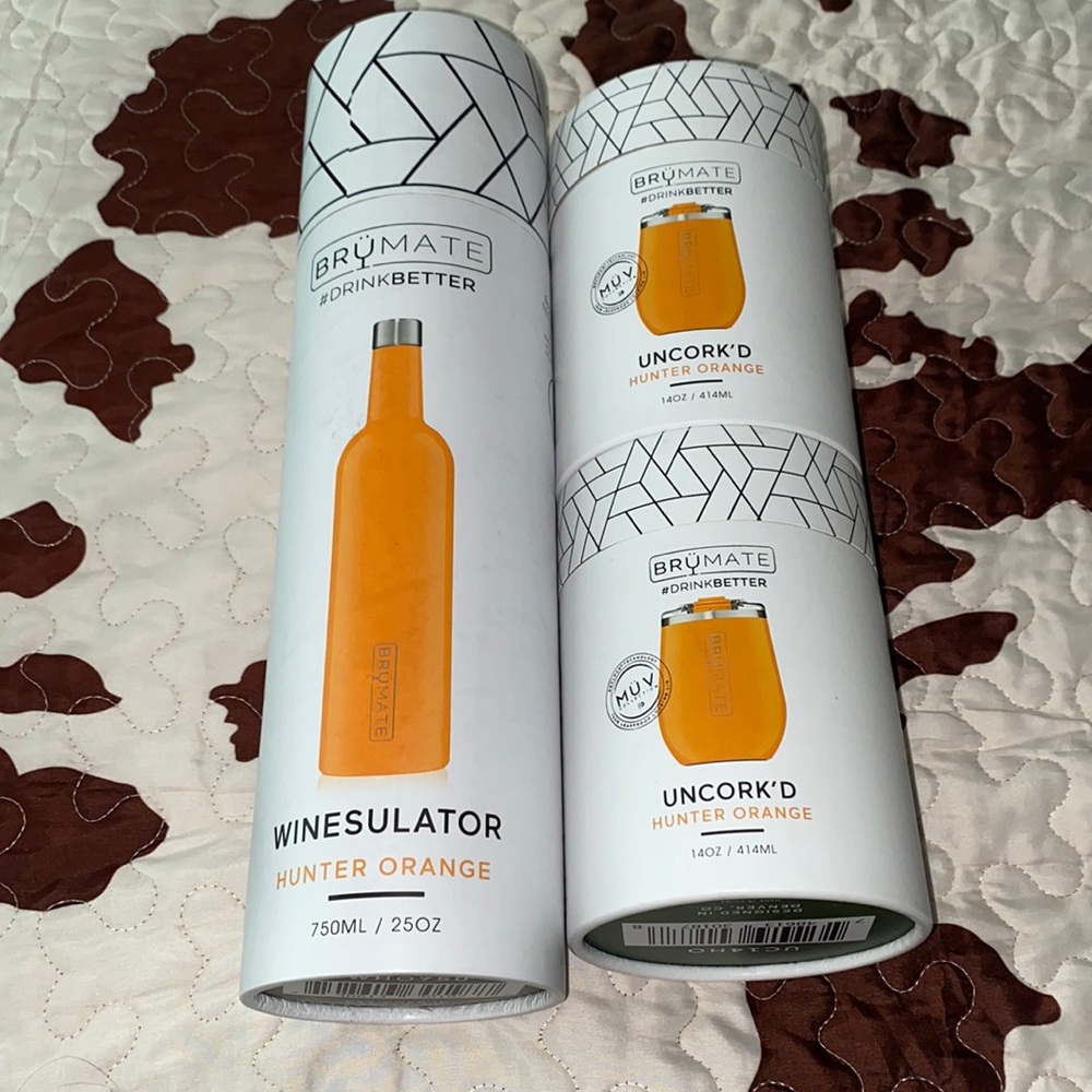 BRUMATE orange winesulator and 2 uncork’d set.